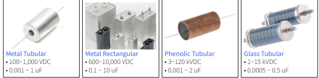 Arizona Capacitors工業應用薄膜電容器