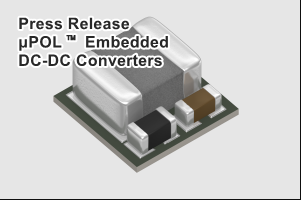 TDK超小型負載點μPOL DC-DC轉換器 TDK超小型負載點μPOL DC-DC轉換器