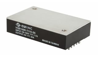 CUI VQB100R系列隔離式DC-DC轉換器 CUI VQB100R系列隔離式DC-DC轉換器