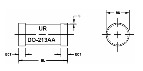 Microsemi 1N3595AUR開關二極管 Microsemi 1N3595AUR開關二極管