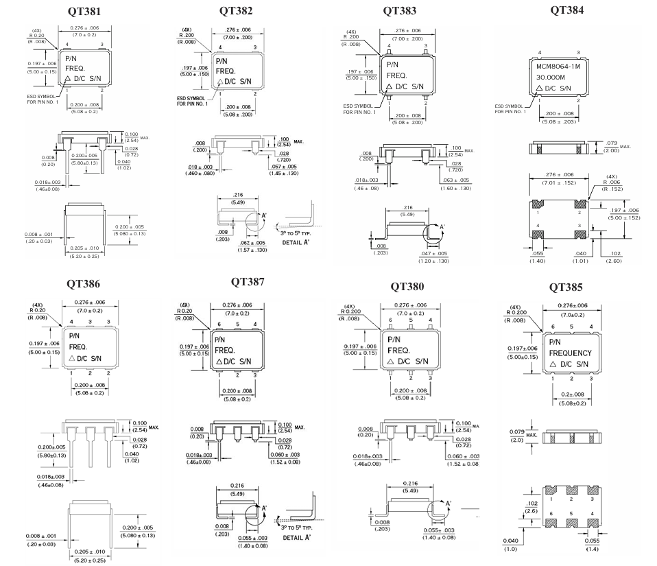 Q-Tech QT380,QT381,QT382...QT386,QT387 Q-Tech QT380,QT381,QT382...QT386,QT387