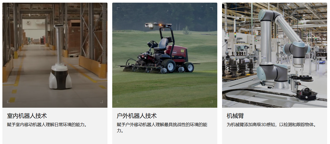 ZED X系列農業、工業多場景適配