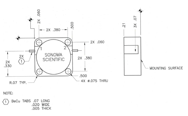 Sonoma Scientific T9YN1嵌入式隔離器9至12GHz