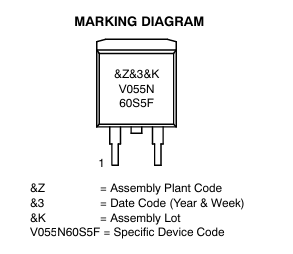 Onsemi車規(guī)級高壓功率MOSFET NVB055N60S5F